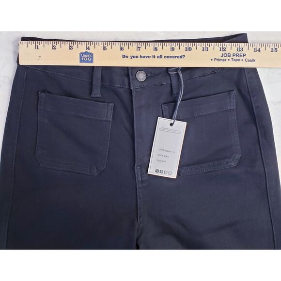 NWT JUDY BLUE Straight Fit Dark Wash Black Denim Jeans Size 5/27~ *Minor Flaw* - Picture 9 of 14